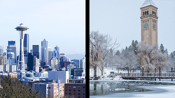 What is the Climate Like in Western vs. Eastern Washington?
